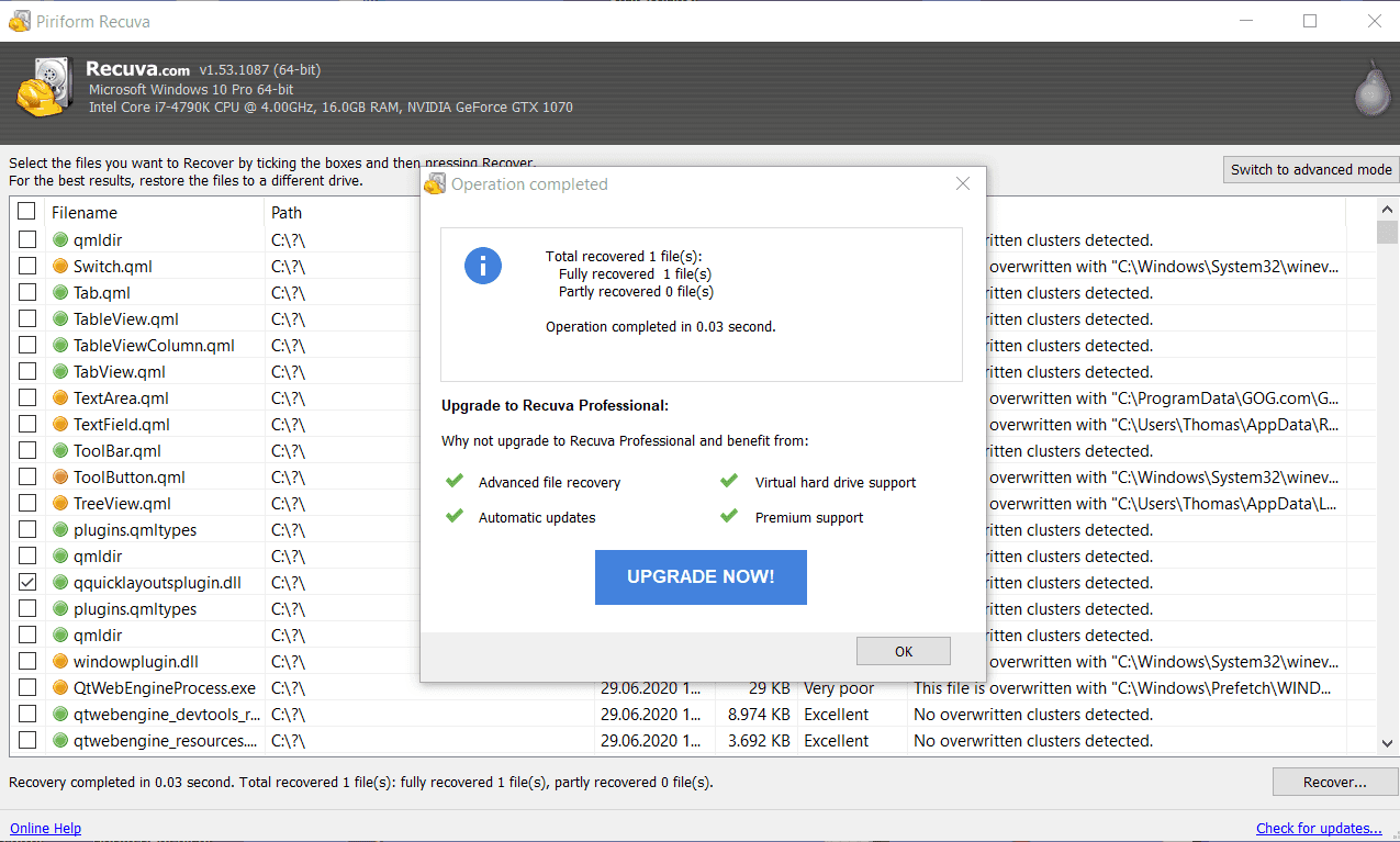 Recuva: How to recover photos and videos from a Digital Camera or Mobile Phone