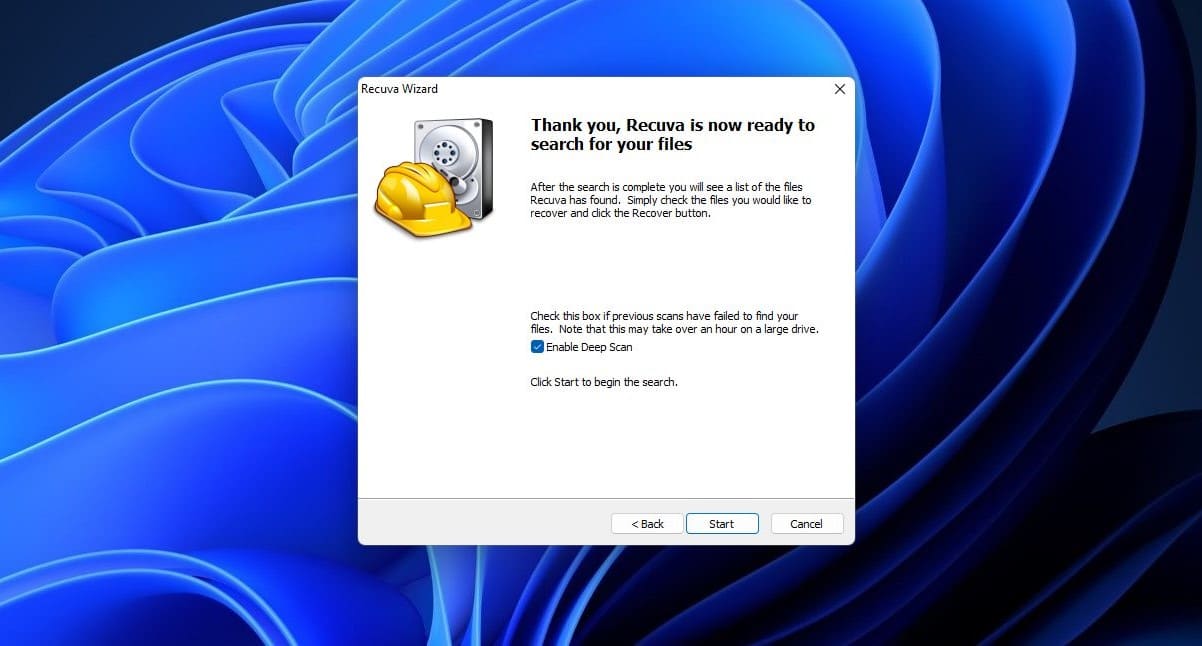 How to recover files after a virus attack using Recuva